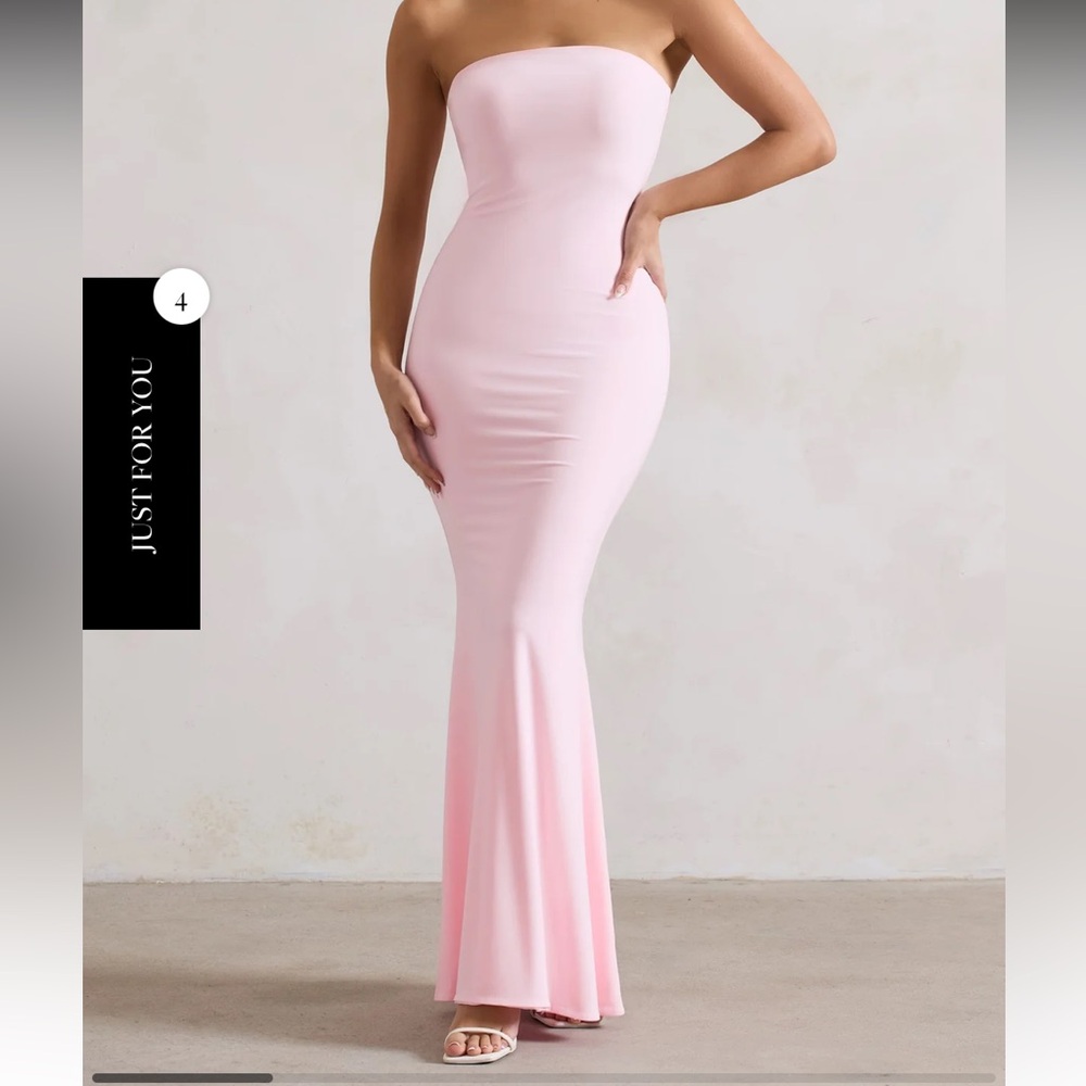Club L London ceremony Pink Strapless Gown